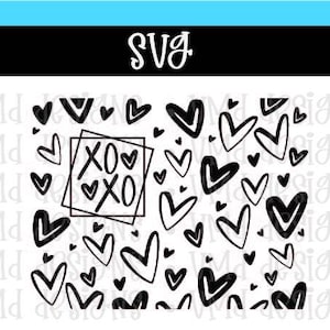 XOXO Valentijnsdag-SVG (gebruikt met mijn xTool Youtube Laser-video)