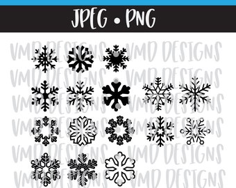 Snowflake Files for Glittered Winter Snowflake Tutorial