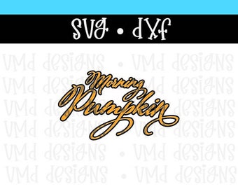 Morning Pumpkin SVG DXF
