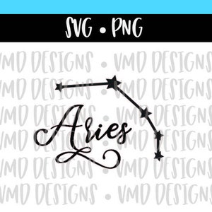 Ram Constellatie en Overzicht Zodiac Astronomie SVG PNG