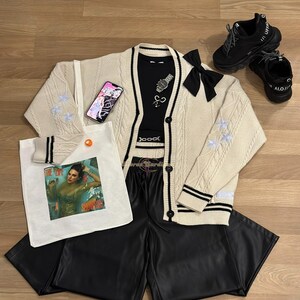 Embroidered Star Cardigan - Folklore Inspired, Eras Tour Outfit image 11
