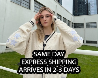 Embroidered Star Cardigan - Folklore Inspired, Eras Tour Outfit