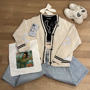 Embroidered Star Cardigan - Folklore Inspired, Eras Tour Outfit image 10