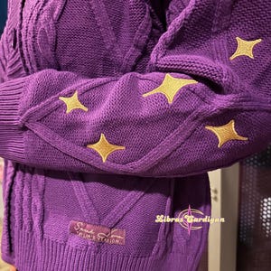 Cárdigan de punto bordado con estrellas - Atuendo de la gira Eras imagen 3