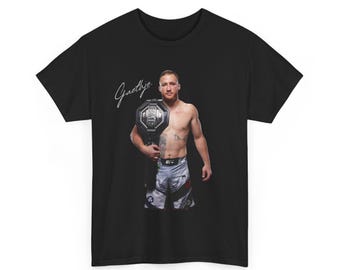 Justin Gaethje Vintage Shirt - Bootleg Vintage High Quality Tee MMA UFC Fighter