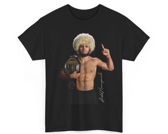 Khabib Nurmagomedov Vintage Shirt - Bootleg Vintage High Quality Tee MMA UFC Fighter