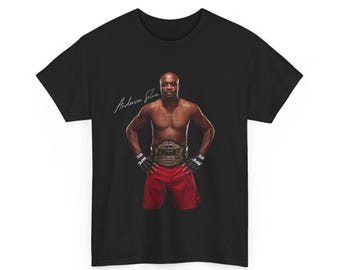 Anderson Silva Vintage Shirt - Bootleg Vintage High Quality Tee MMA UFC Fighter