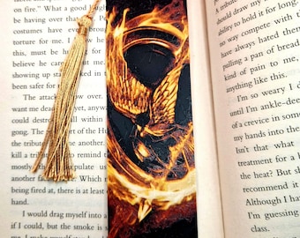 Hunger Games Bookmark with Tassel: Book Lover Gift
