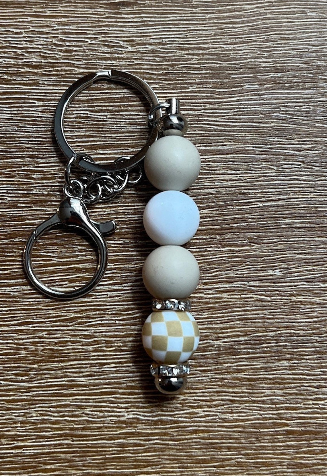 Silicone Bar Keychain | Checkered Pattern | Multiple Colors - Etsy