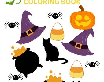 Ultiem Halloween-kleurboek, Halloween-kleurboek voor kinderen, Halloween-kleurplaten voor kinderen