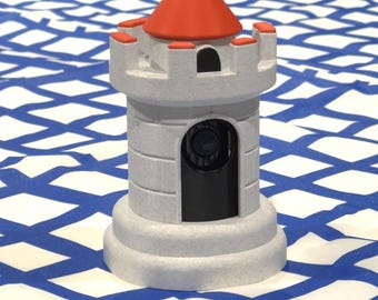 Capa para Câmera Castle - Decoração de Privacidade Impressa em 3D para Ring 2ª Geração