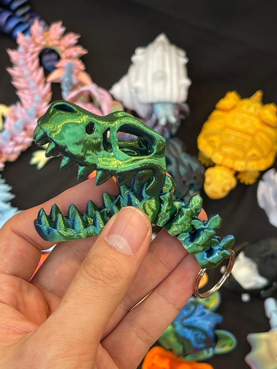 T Rex Keychains T Rex Keychain - Etsy