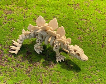 Modelo de esqueleto de dinossauro Estegossauro