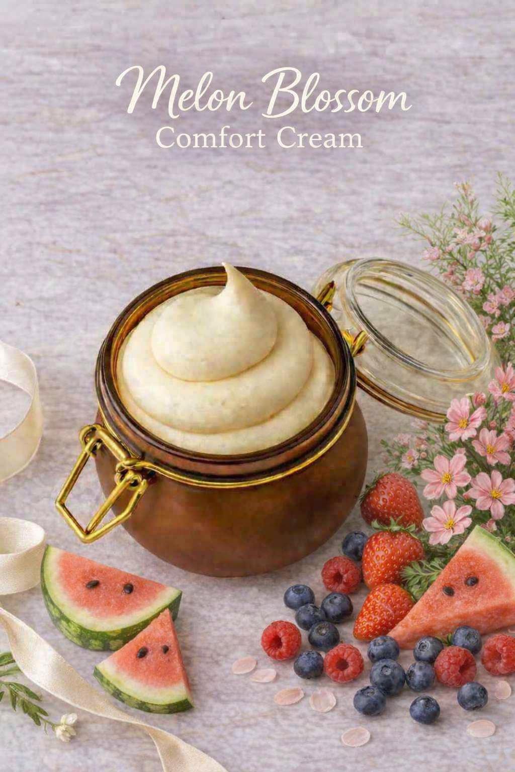 Melon Blossom Comfort Cream – Whipped Body Butter With Juicy Melon