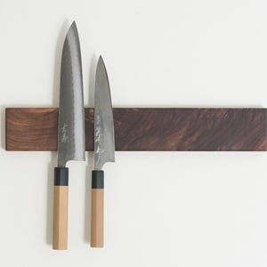 Walnut Magnetic Knife Bar - one of a kind and ready to ship!
