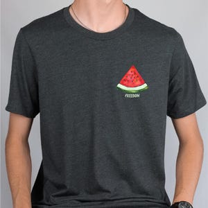 Freedom Watermelon Shirt, Free Palestine Shirt, Human Rights Tee, Stand With Palestine, Gaza Tee, You Will Never Walk Alone