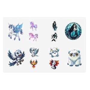 Sticker Sheet Mythological Creatures