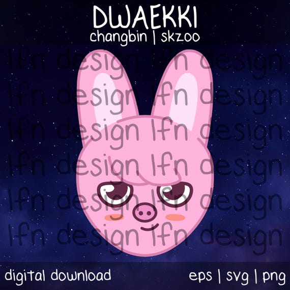 Stray Kids SKZOO Dwaekki SVG Pack - Etsy