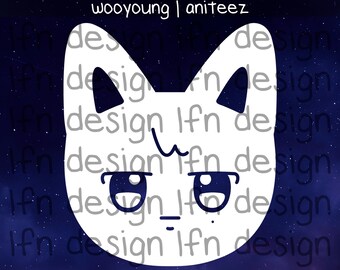 ATEEZ Aniteez Wooyonyang SVG Pack - Etsy
