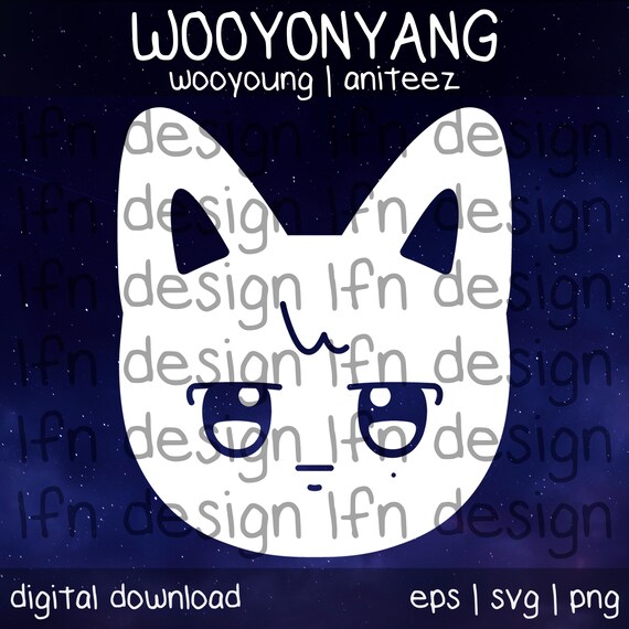 ATEEZ Aniteez Wooyonyang SVG Pack - Etsy
