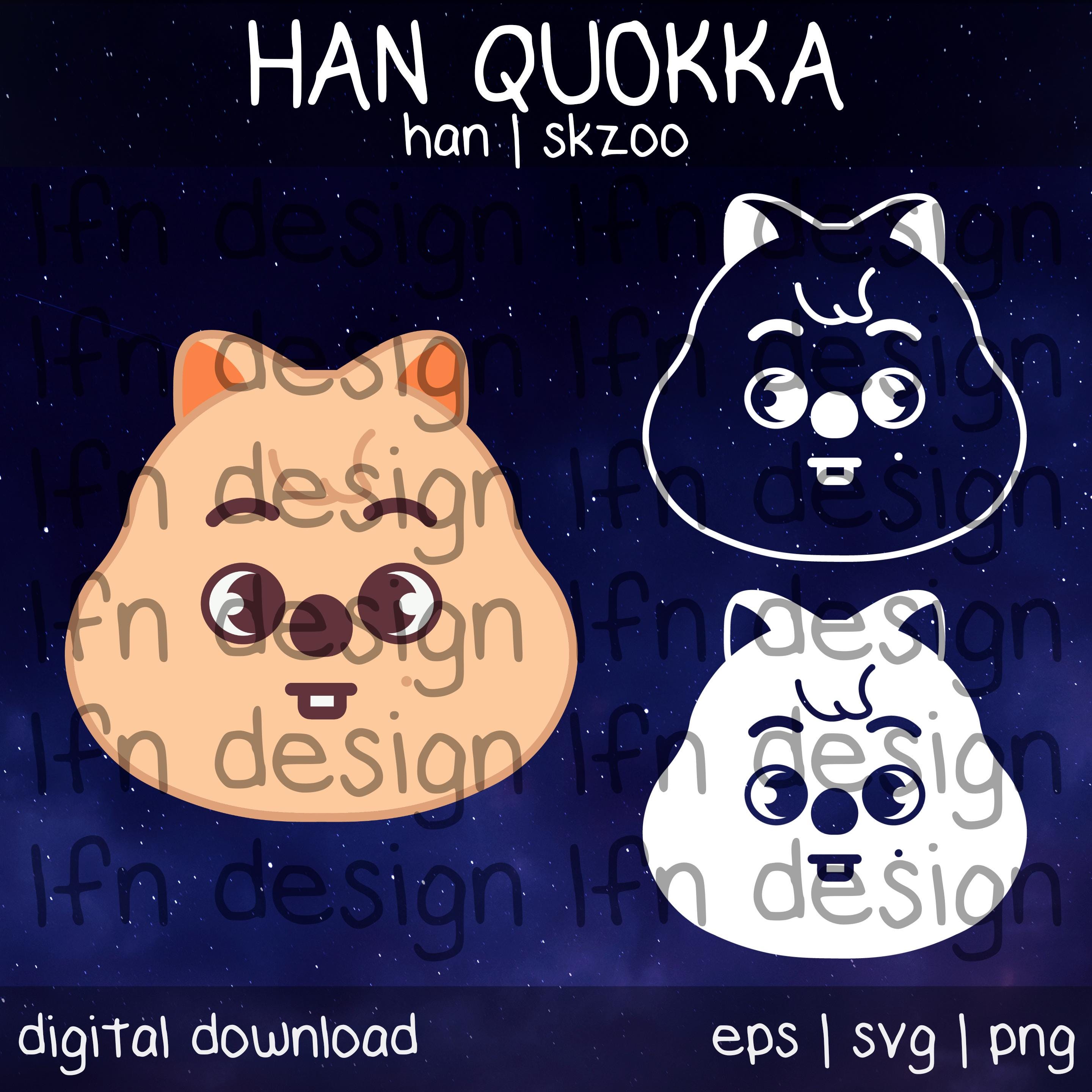 Stray Kids SKZOO Han Quokka SVG Pack - Etsy