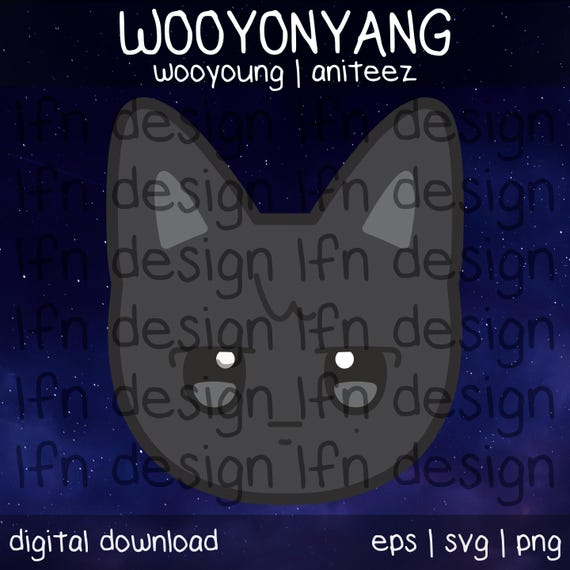 ATEEZ Aniteez Wooyonyang SVG Pack - Etsy