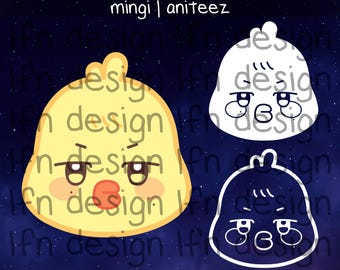 ATEEZ Aniteez bbyongMING SVG-pakket