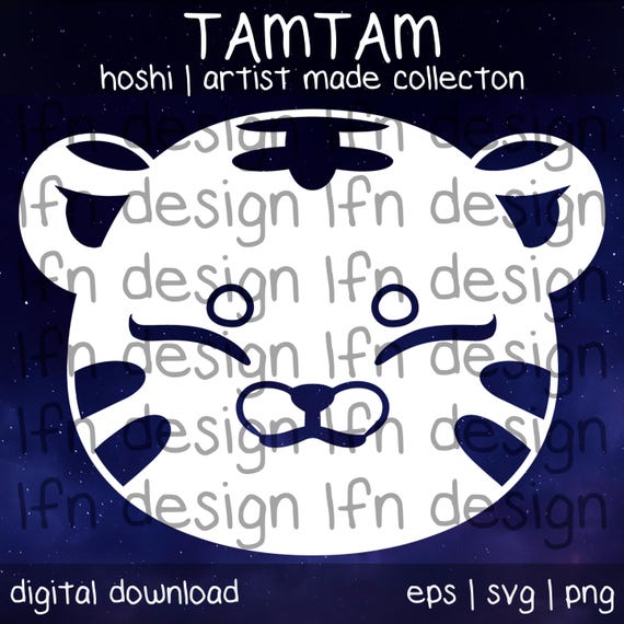 Seventeen Hoshi Artist Made Tamtam Tiger SVG Pack - Etsy