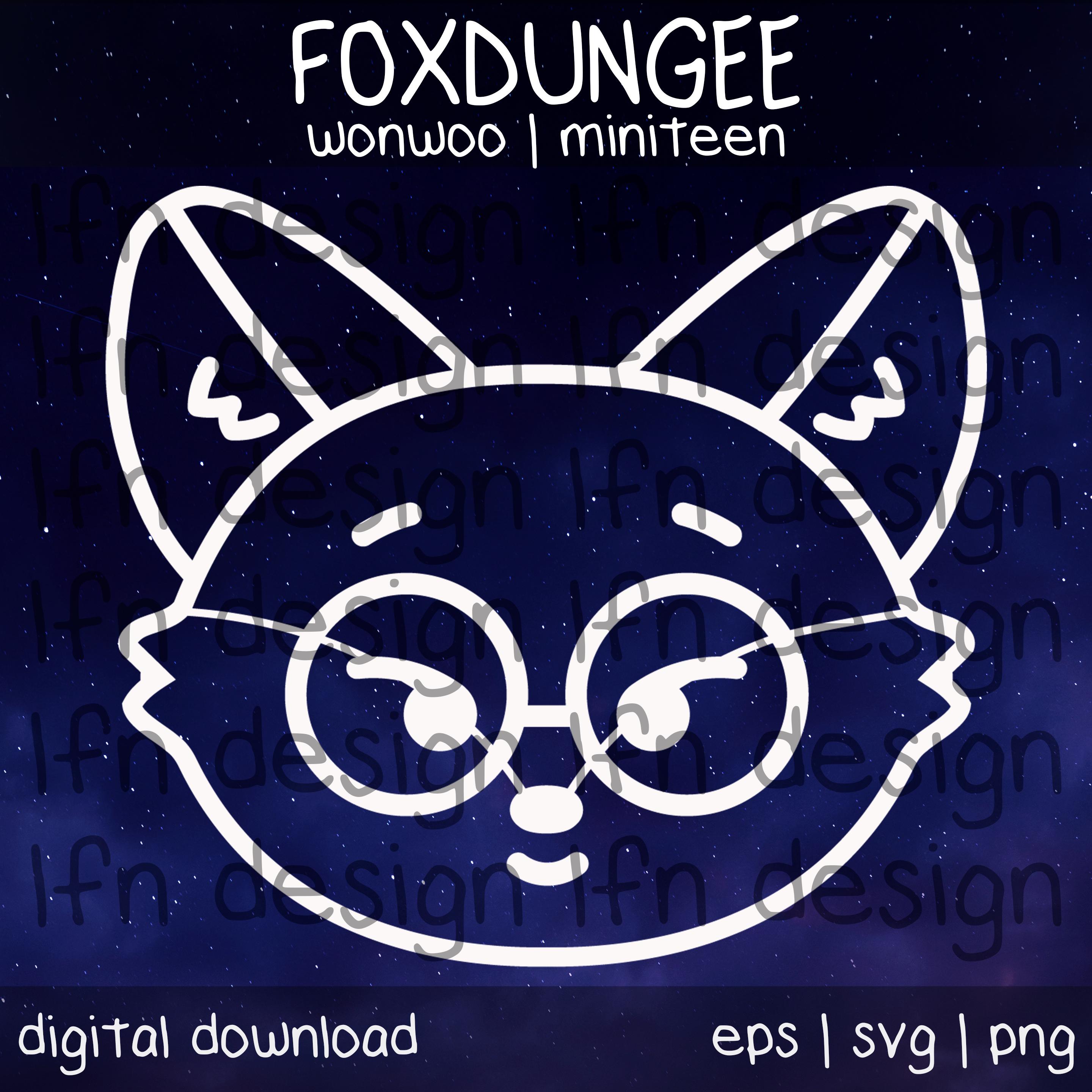 Seventeen Miniteen Foxdungee SVG Pack - Etsy