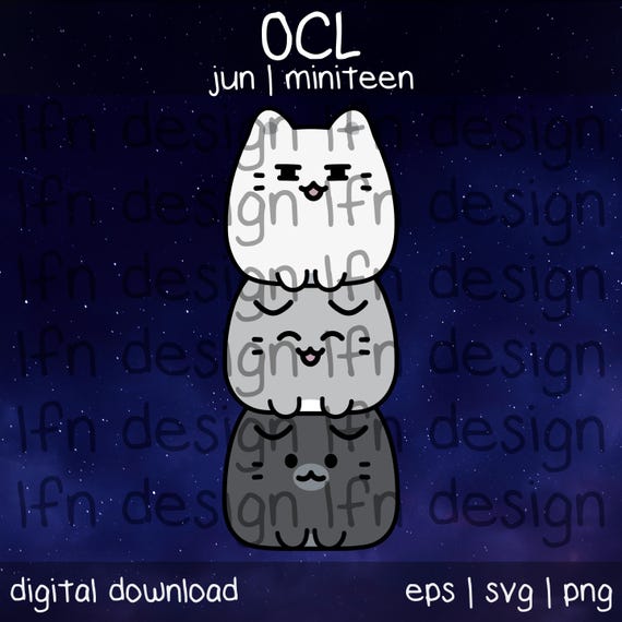 Seventeen Miniteen OCL SVG Pack - Etsy