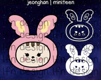 Seventeen Miniteen Jjongtoram SVG-pakket