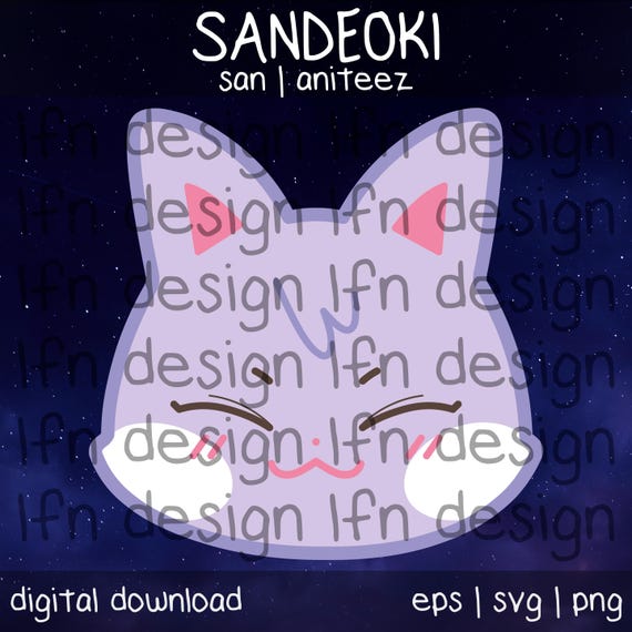 ATEEZ Aniteez Sandeoki SVG Pack - Etsy