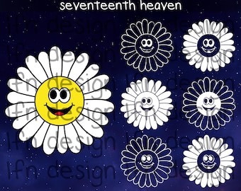 Seventeen Seventeenth Heaven Happy Flower SVG-pakket