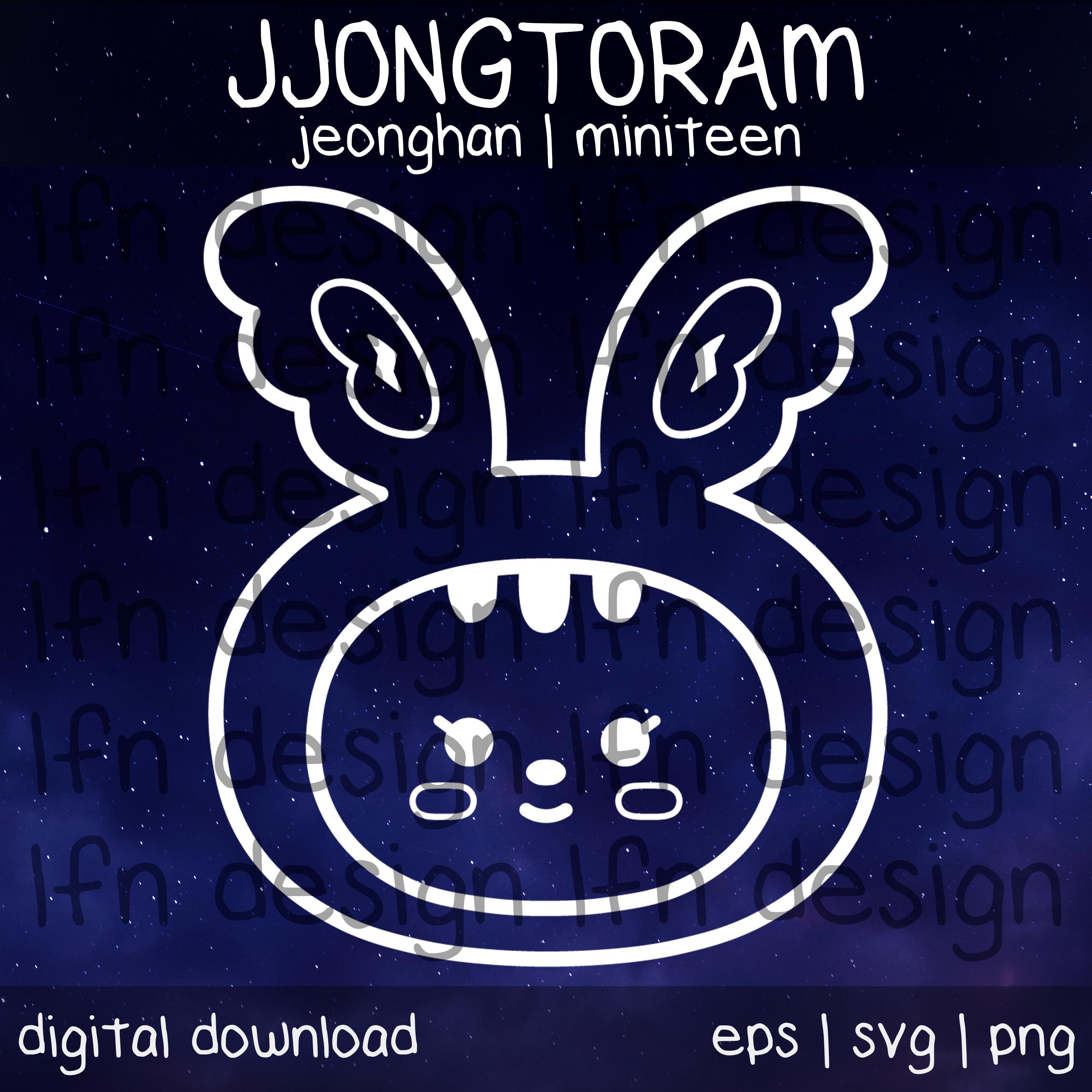 Seventeen Miniteen Jjongtoram SVG Pack - Etsy