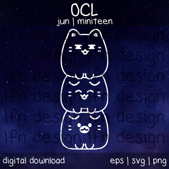Seventeen Miniteen OCL SVG Pack - Etsy