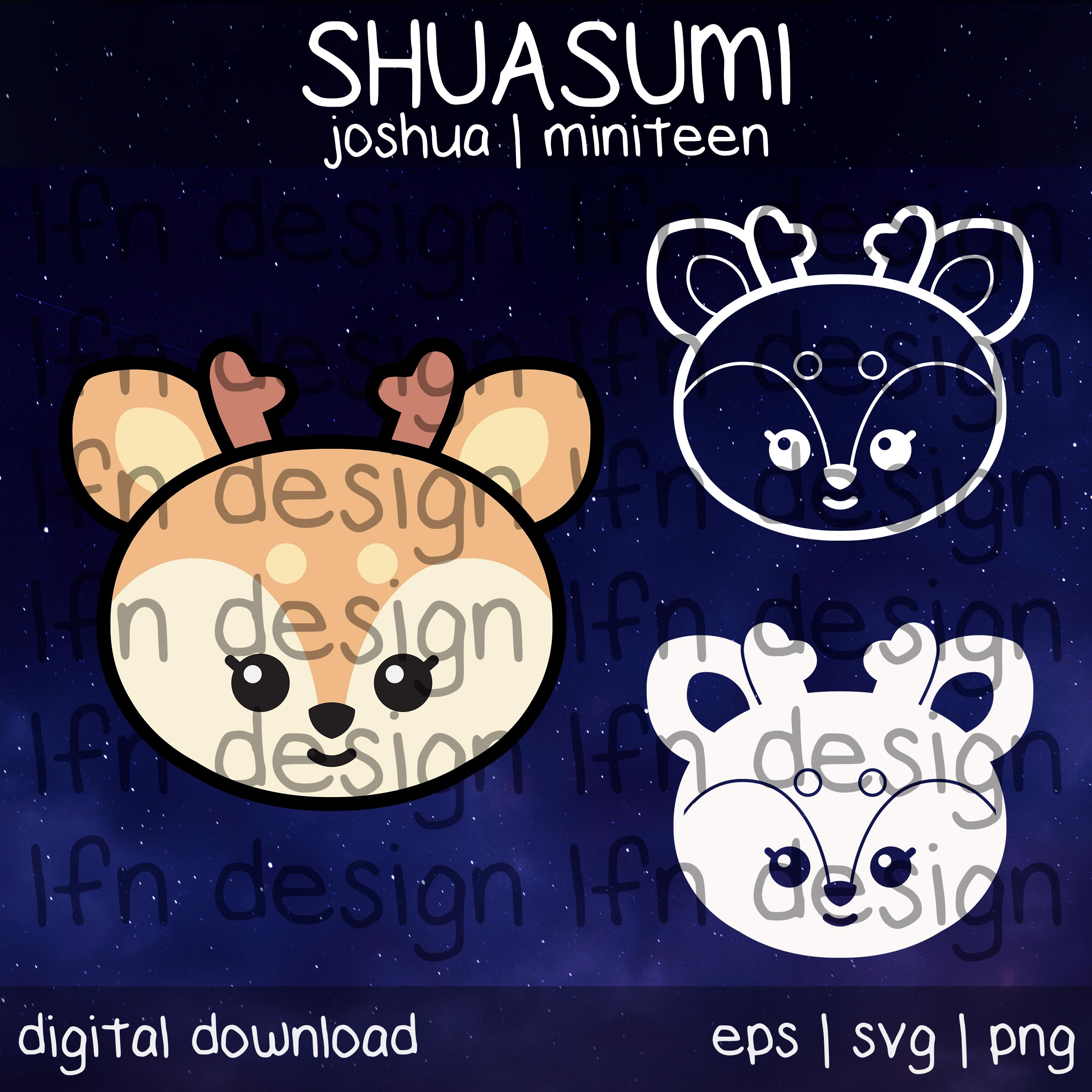 MINITEEN SHUASUMI ジョシュア セット SEVENTEEN MINITEEN OFFICIAL MD MAGNET PLUSH KEYRING - Kpop USA