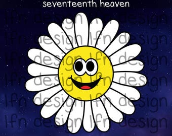 Seventeen Seventeenth Heaven Happy Flower SVG Pack - Etsy