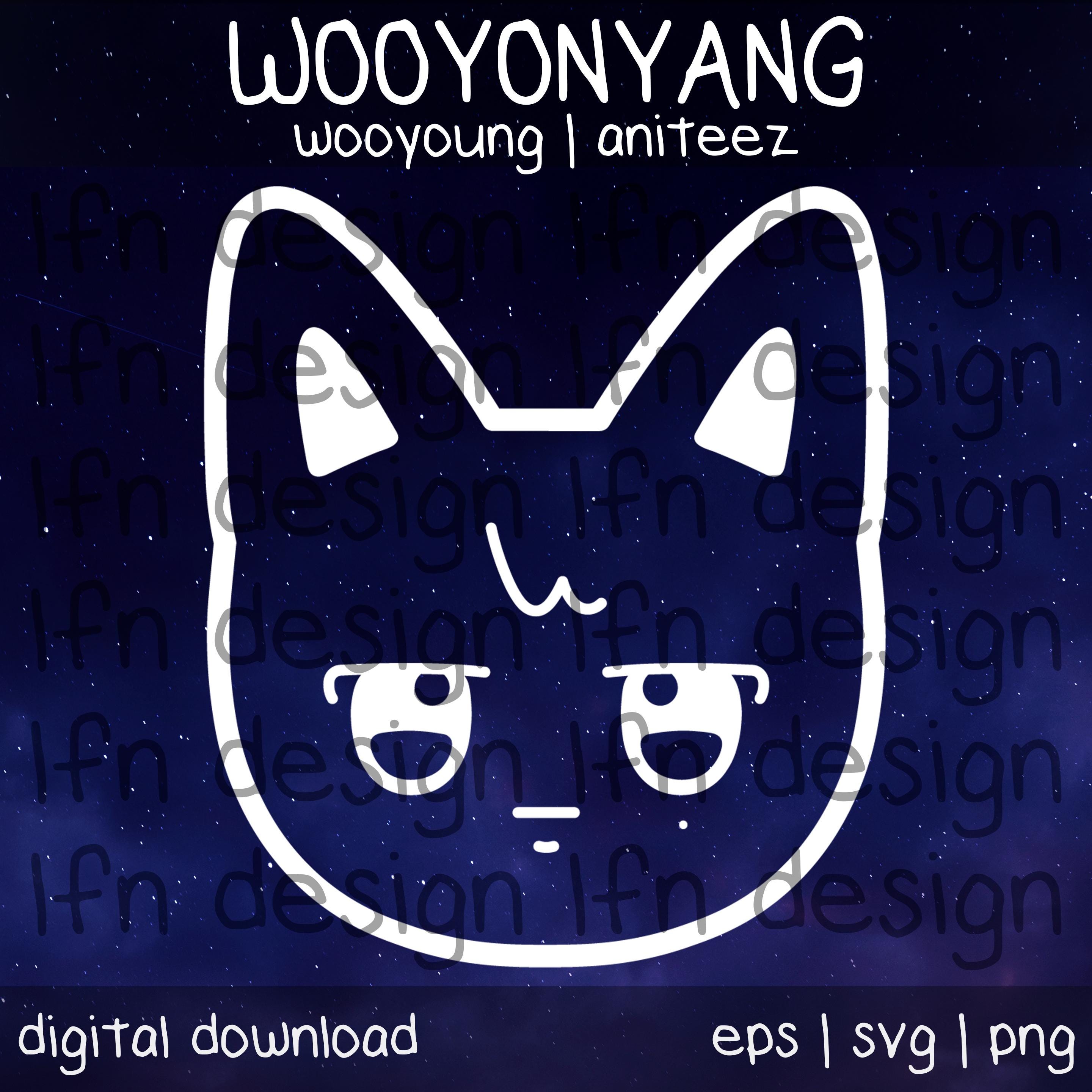 ATEEZ Aniteez Wooyonyang SVG Pack - Etsy