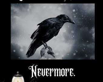 Halloween Decor Printable - The Raven
