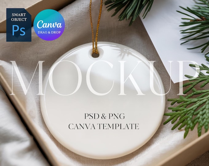 Round Ceramic Ornaments