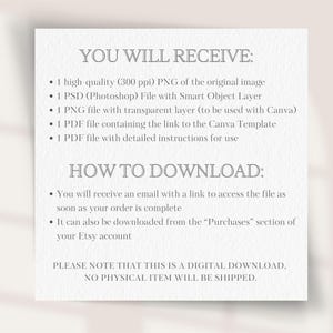 a white paper with the text you will receive