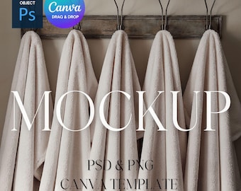 Five Blanket Mockup, White Minky Blanket Mock Up, POD Velveteen Plush Blanket Mockup, Photoshop Smart Object PSD, Canva Drag & Drop PNG