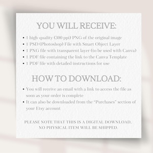 a white paper with the text you will receive