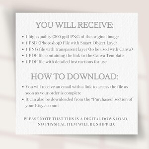 a white paper with the text you will receive