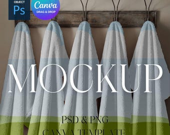 Five Blanket Mockup, White Minky Blanket Mock Up, POD Velveteen Plush Blanket Mockup, Photoshop Smart Object PSD, Canva Drag & Drop PNG