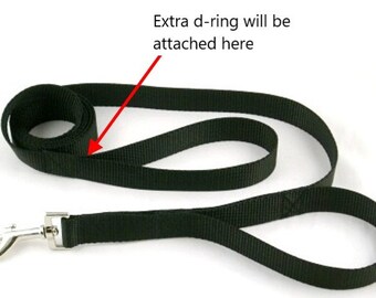 double handle dog leash