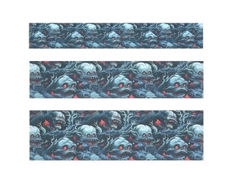 Oceanic Nightmare Dog Collar - Martingale Dog Collar - Buckle Martingale Collar - Side Release Dog Collar - Tag Collar - Dog Leash