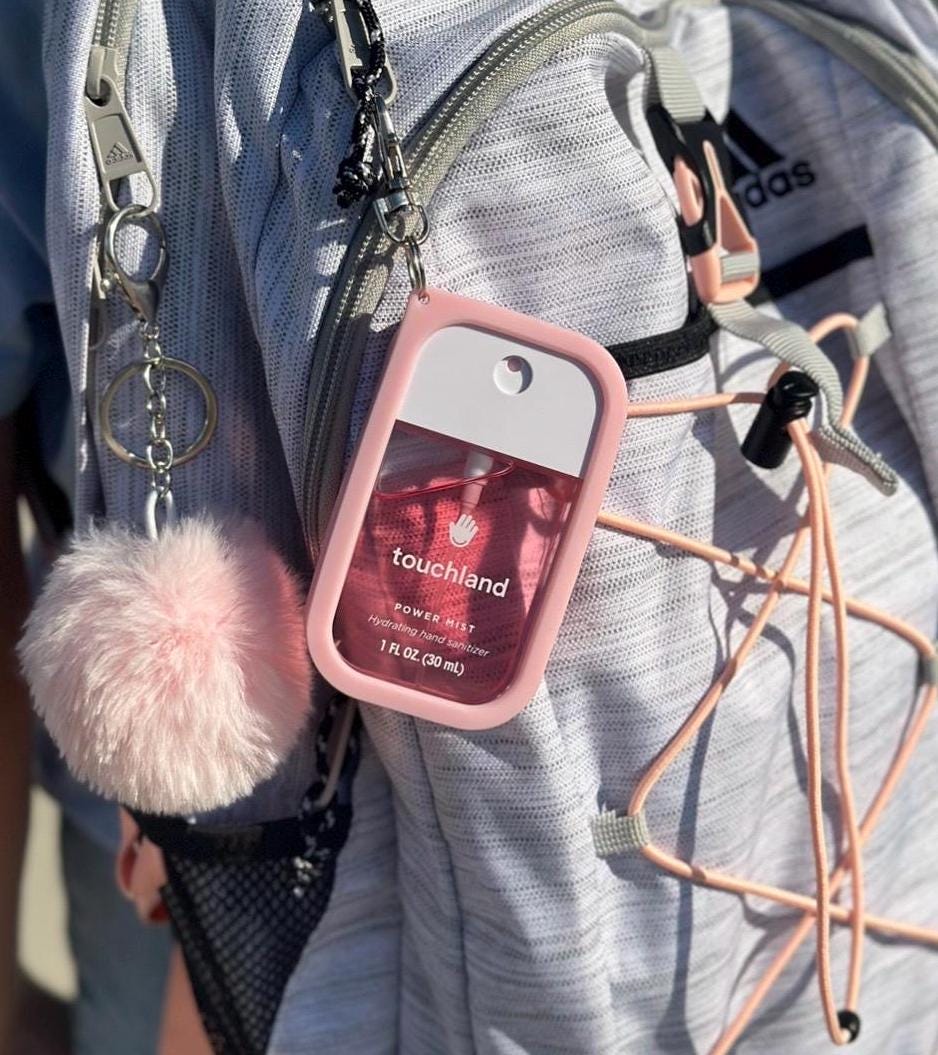 Hand Sanitizer Touchland 3-Pack Clear Hand Sanitizer Cases