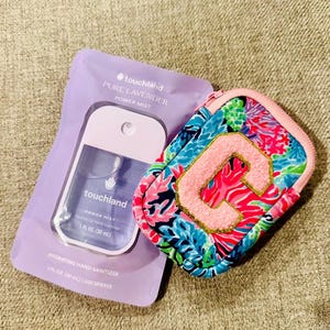 Custom Zipper Pouch with Clip Designed for Touchland Hand Sanitizer Spray *SANITIZER NOT INCLUDED*