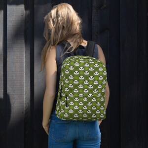 Panda Bears Animal Printed Backpack, Western Modern Traveler Backpack, Lightweight School Bag, Back to College Backpack, Panda Lovers Gift